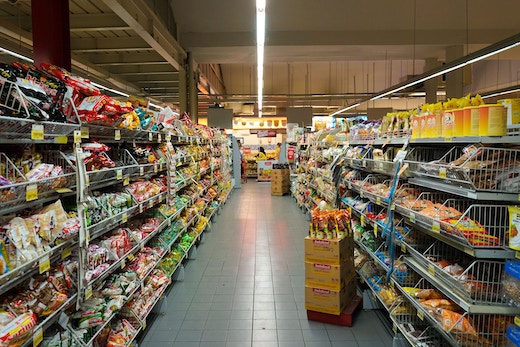 inside a walmart store