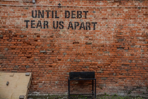 debt graffiti 