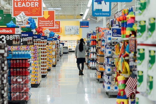 Shopping at Walmart Supercenter on Turkey Lake Road in Orlando, Florida - Store 4332