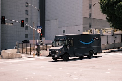 amazon prime delivery truck