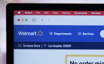 walmart website screenshot